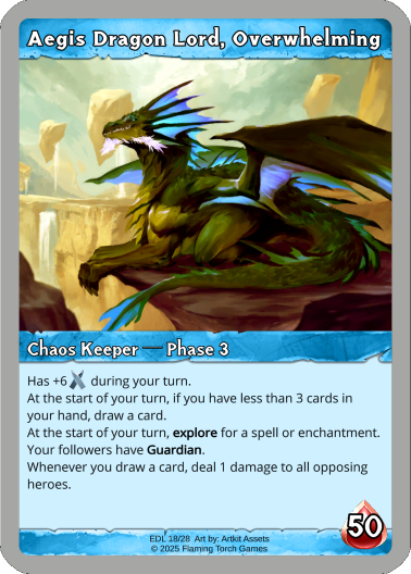 Aegis Dragon Lord, Overwhelming